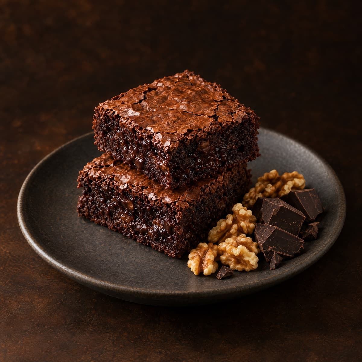 Eggless Fudgy Brownie